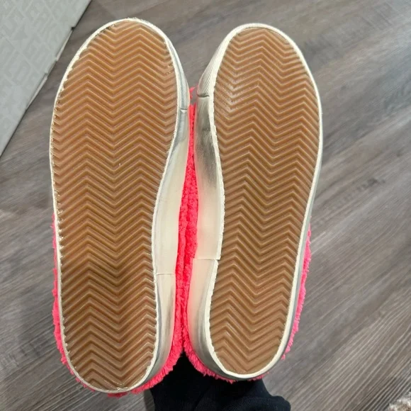 Golden Goose Superstar Sabot Fuchsia White Slip On Shearling Sneakers - Picture 12 of 15